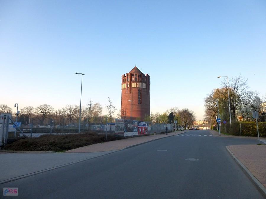 Wieża koło stadionu Piasta