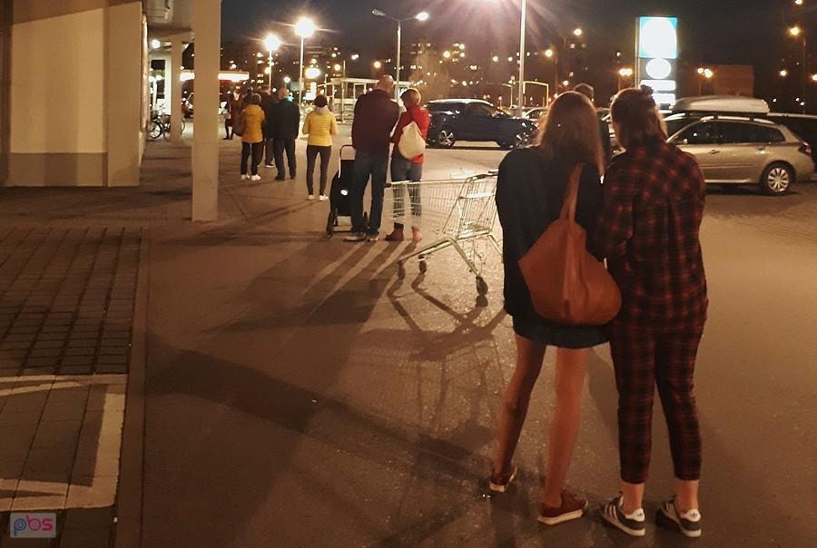 W kolejce do Lidla