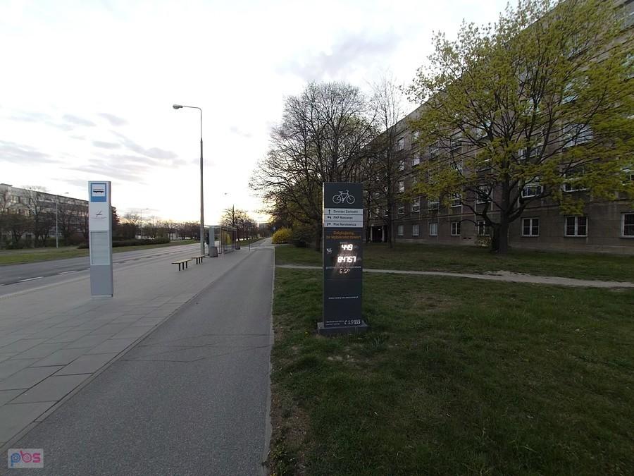 Licznik rowerzystów 14 kwietnia godz. 19.00
