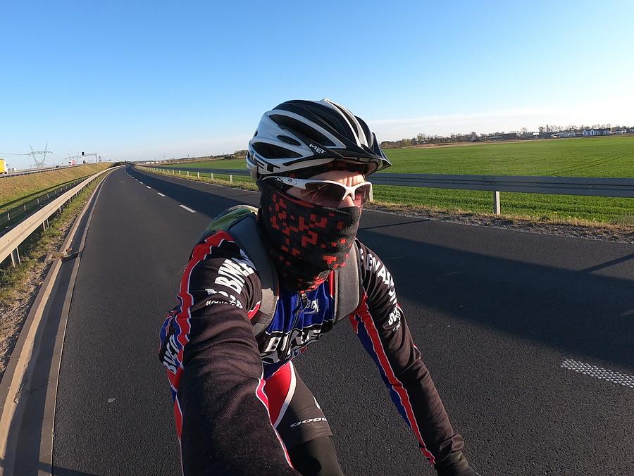 Zakrywanie kominem - nic nowego dla mnie, poza temperaturą aż 15°C