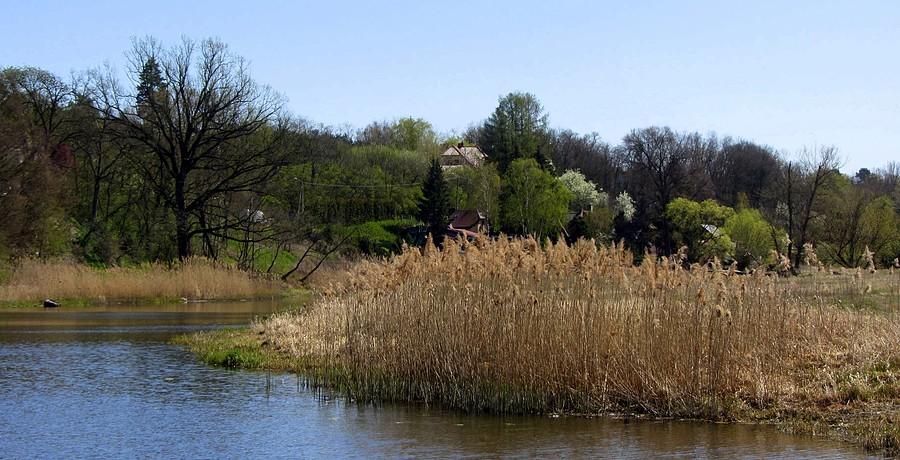 Widok z rzecznego portu - Radzewice