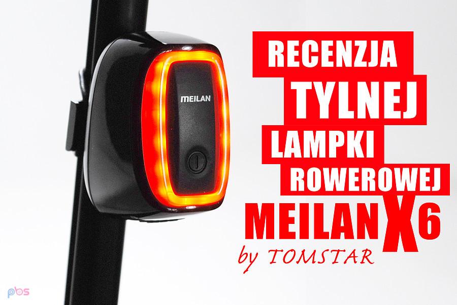 Tylna lampka rowerowa Meilan X6 USB