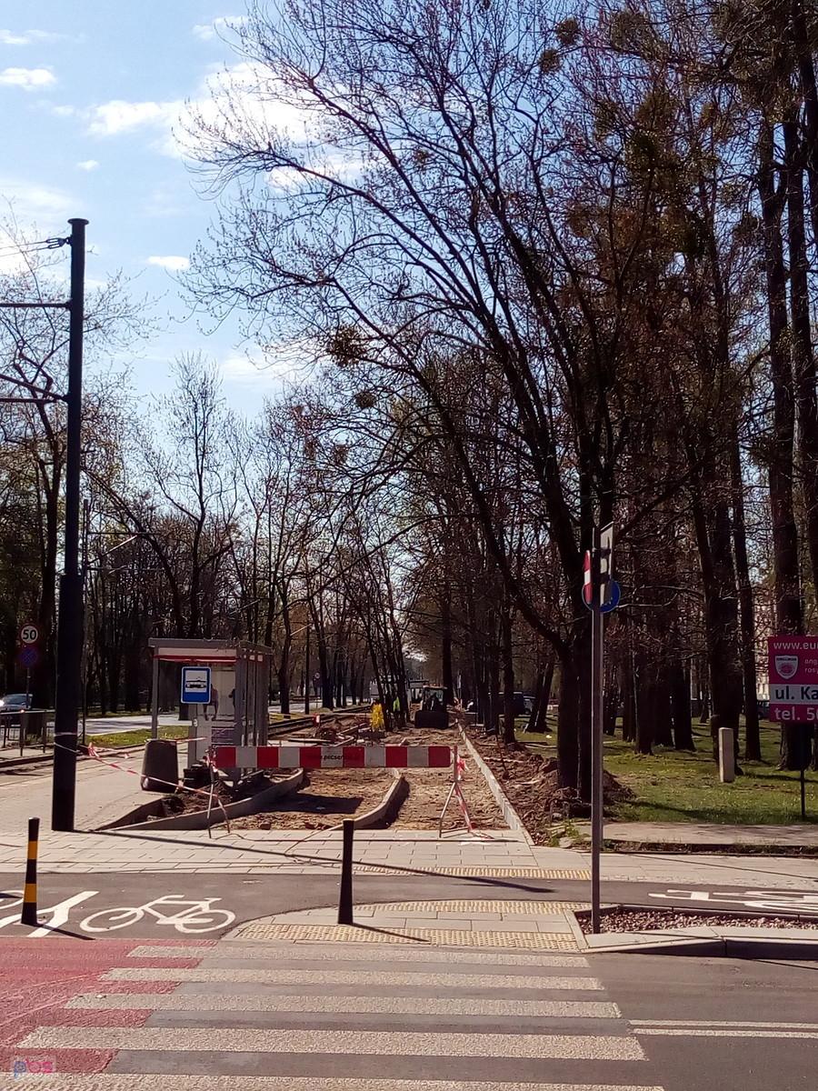 Zaczęli budowę dalszej części ddr na Kaliskiego