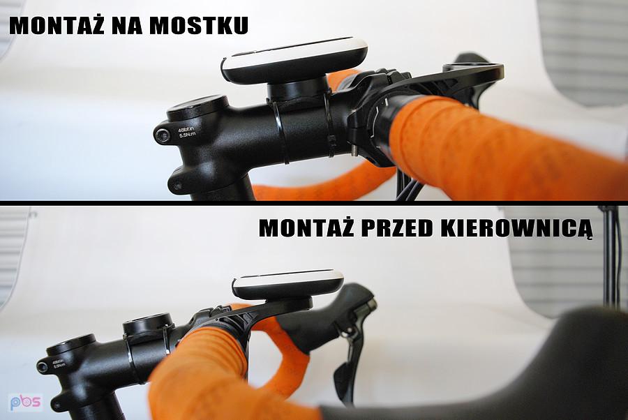 Widok z boku na sposób montażu licznika Meilan M2