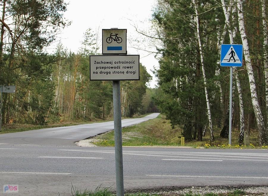 Przecinamy drogę krajową nr 79