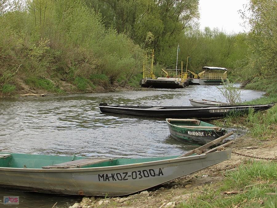 Przystań przy ujściu Zagożdżonki do Wisły