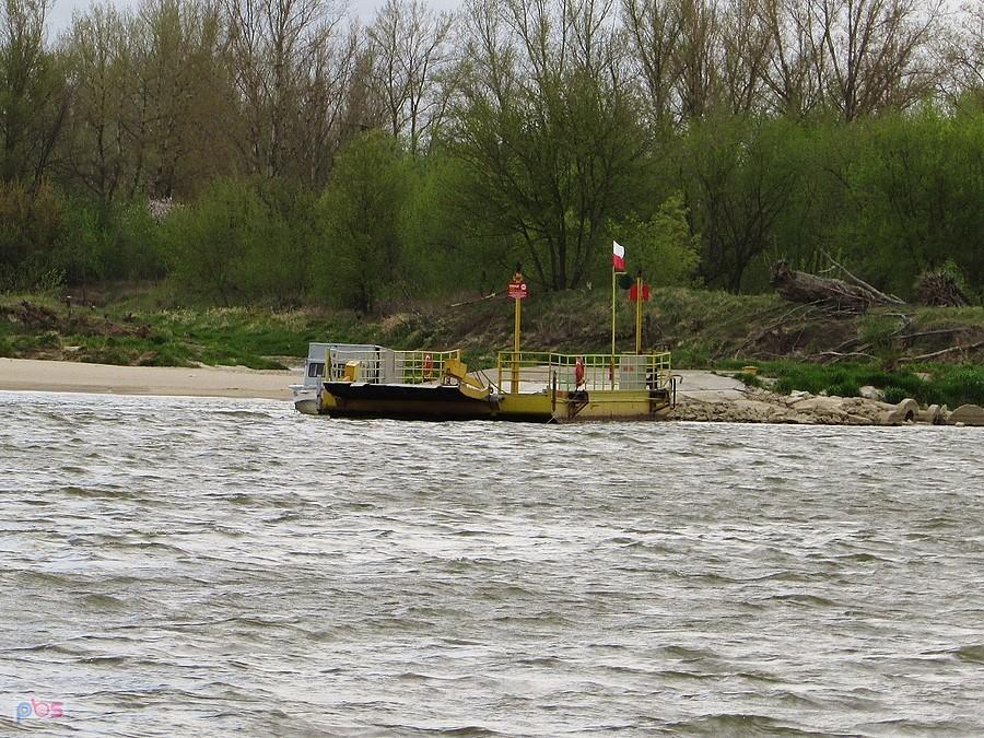 Prom przez Wisłę w Świerżach Górnych