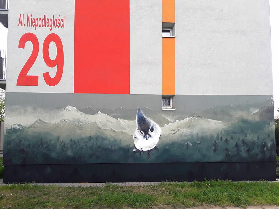 Mural autorstwa Michała Błacha.