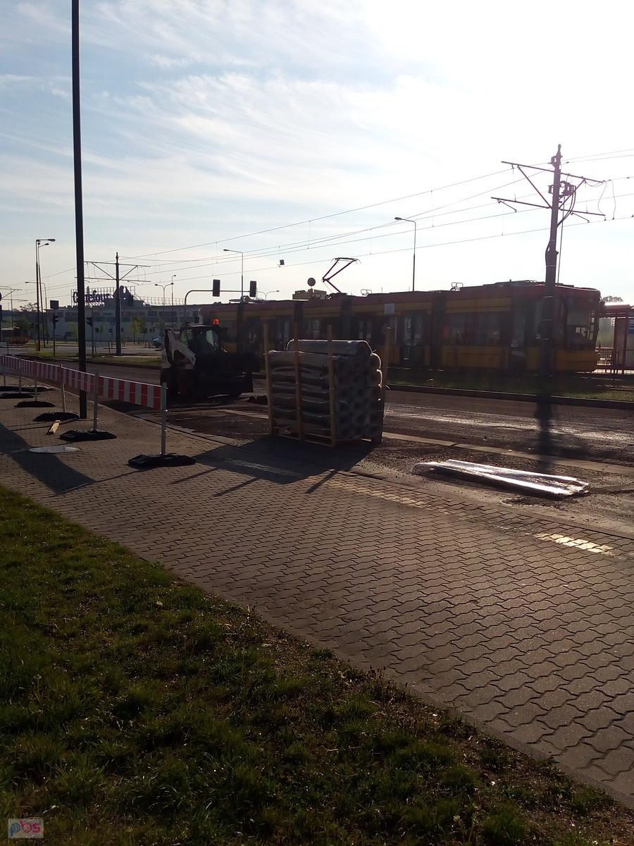 Remont jezdni na Powstańców Śląskich
