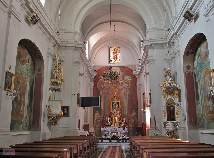 Łęczeszyce - wnętrze kościoła