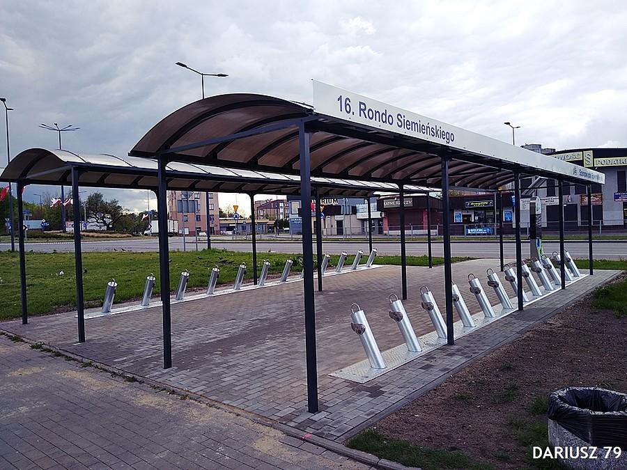 Sosnowiec Zagórze - Sosnowiecki Rower Miejski - Rondo im. Jacka Siemieńskiego