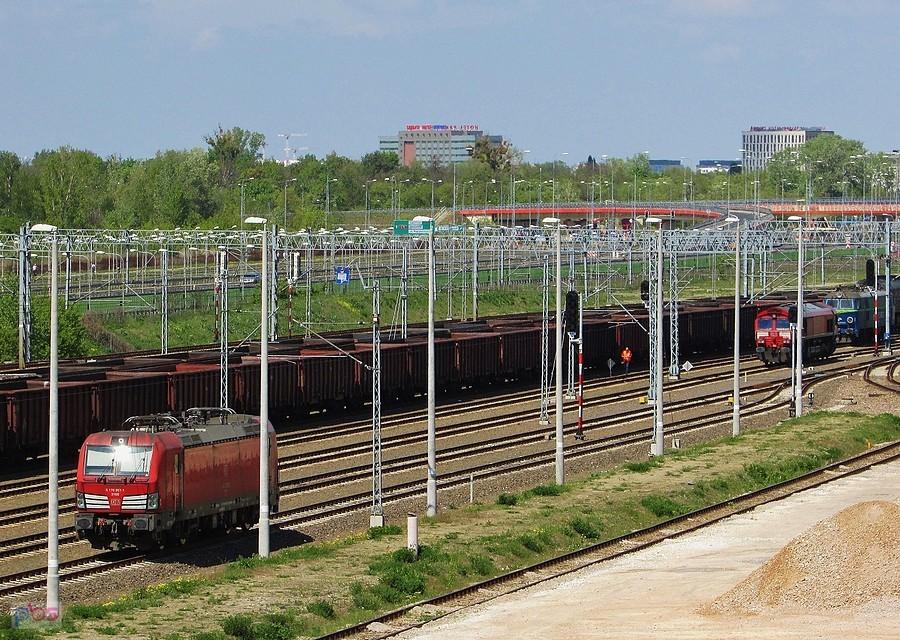 Lokomotywy DB Cargo Polska na Okęciu