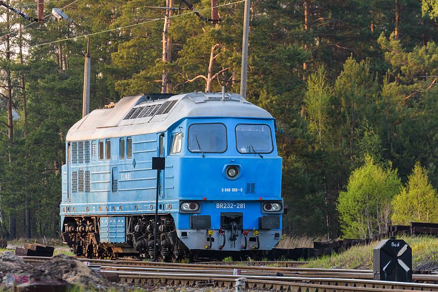 Ludmiła, czyli BR232-281 odstawiona na żeberku stacji Częstochowa Mirów.