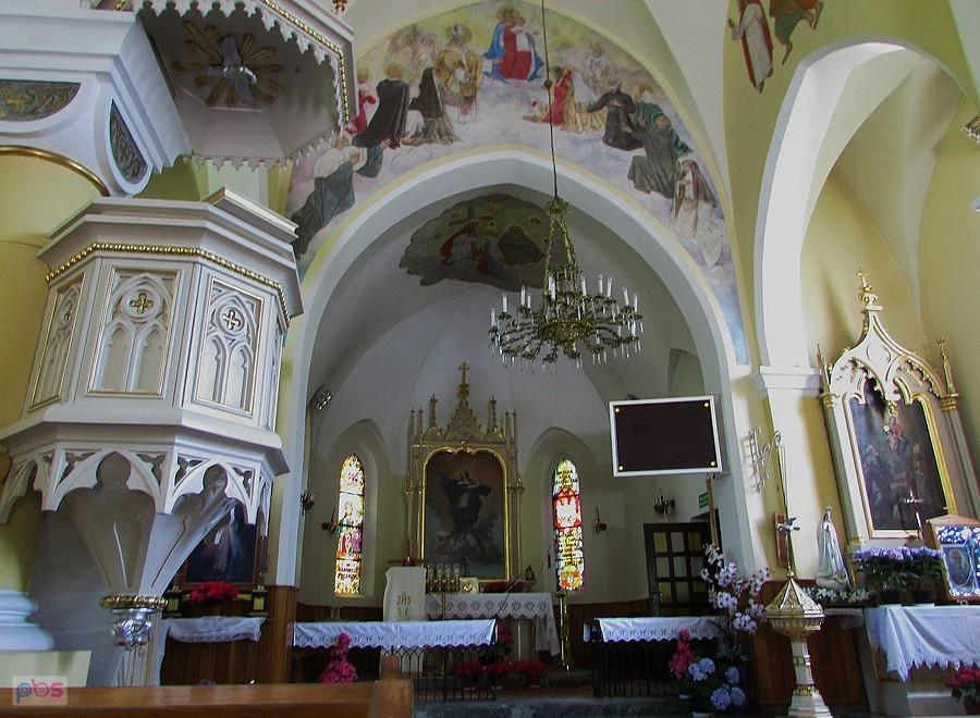 Osuchów - wnętrze kościoła