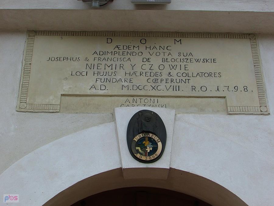 Kościół w Jeruzalu został wzniesiony w 1798 r. za sprawą Józefa i Franciszka Niemieryczów.