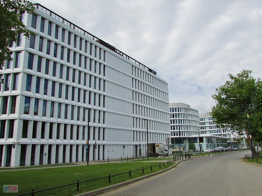 Business Garden Warszawa od strony ul. 1 Sierpnia