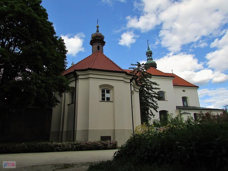 Kościół franciszkanów od strony Ogrodu Saskiego