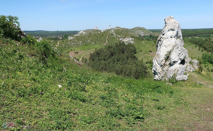 Skała Mnich i Góra Zamkowa