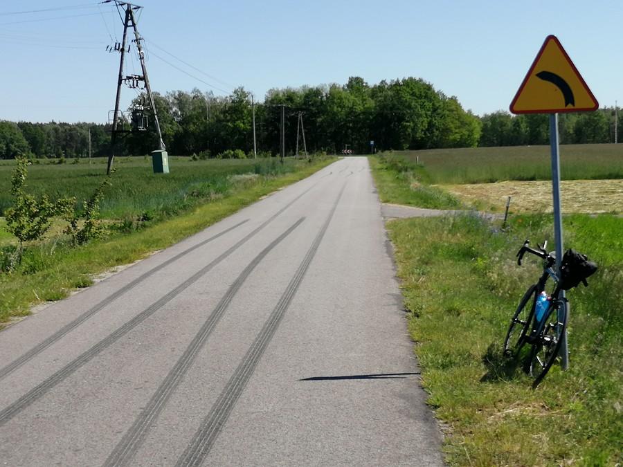 Pierwsza pauza w okolicach Złotkowy, nieopodal Rychwału.