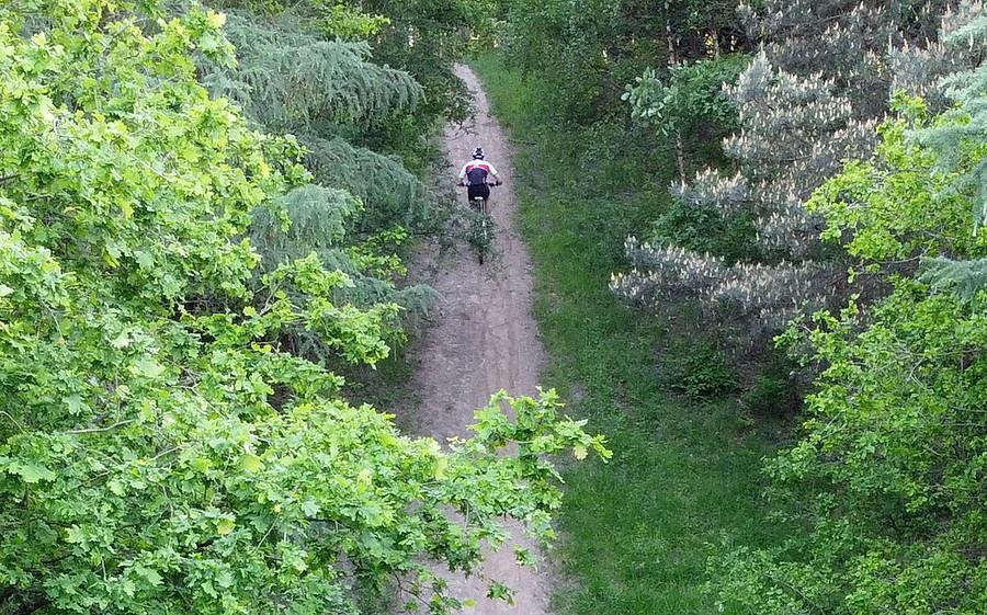 Podjazd janosikiem z perspektywy lotu ptaka
