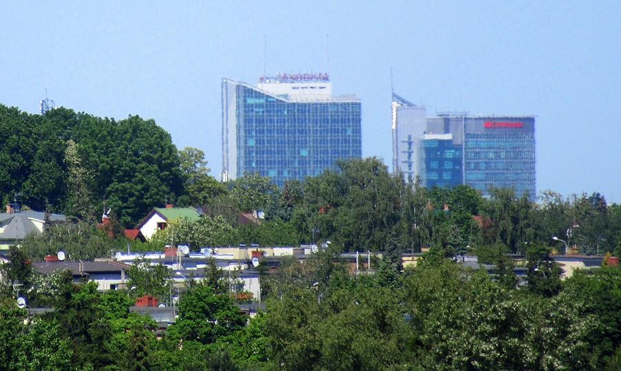 Andersia oraz kawałek centrum w zoomie, Szachty, Poznań