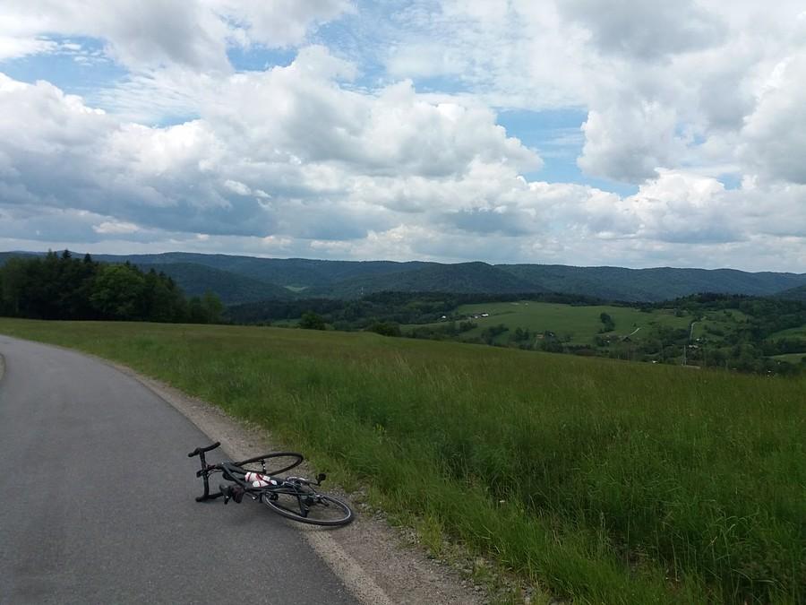 Beskid Niski, widoków nie brakuje.