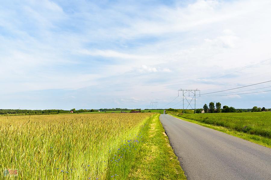 Joachimów - Turów - widok od strony miejscowości Małusy
