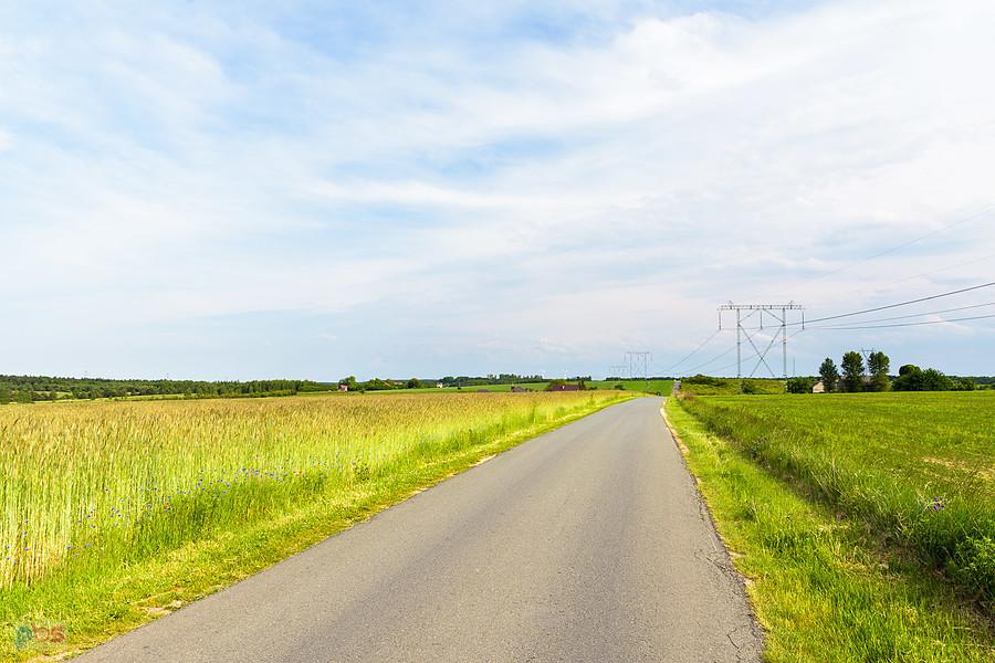 Joachimów - Turów - widok od strony miejscowości Małusy