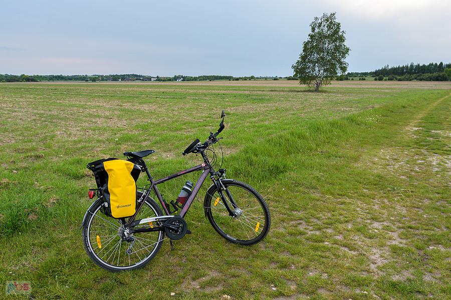 Postój na polach w miejscowości Piasek