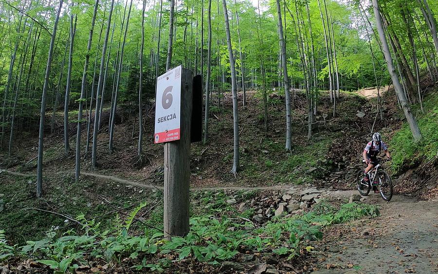 Pełno tu nazw odcinków i poszczególnych sekcji