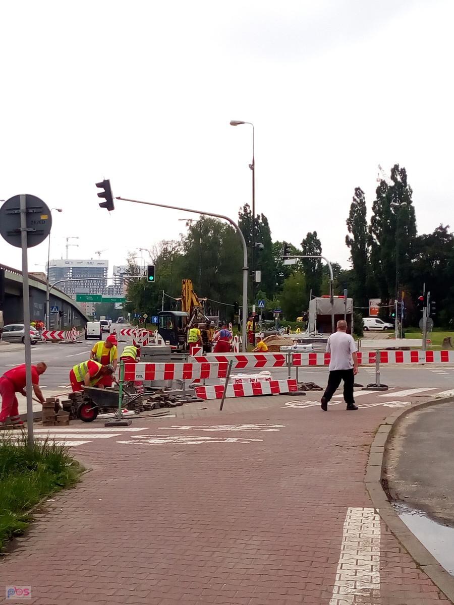 Remont skrzyżowania Górczewskiej z Prymasa Tysiąclecia