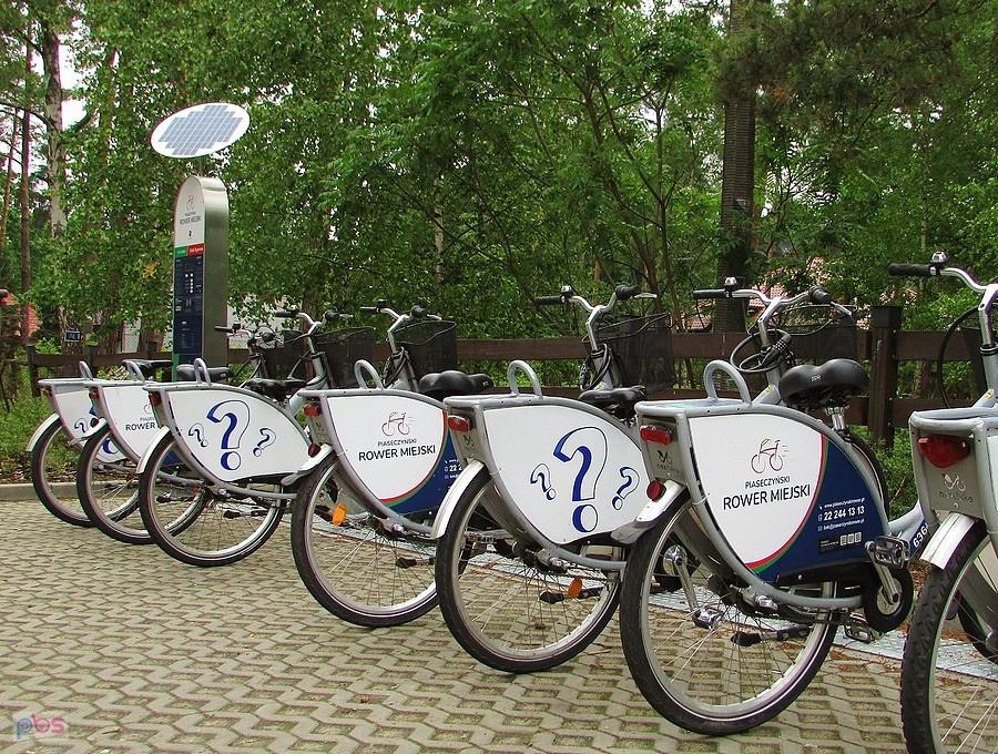 Stacja piaseczyńskiego roweru miejskiego