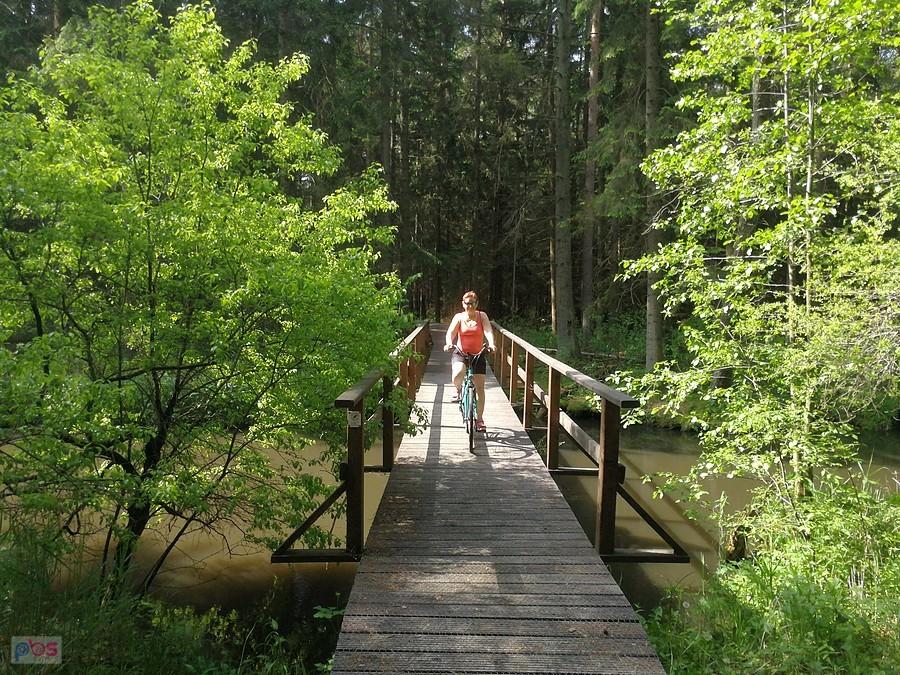 Kładka nad Czarną Hańczą