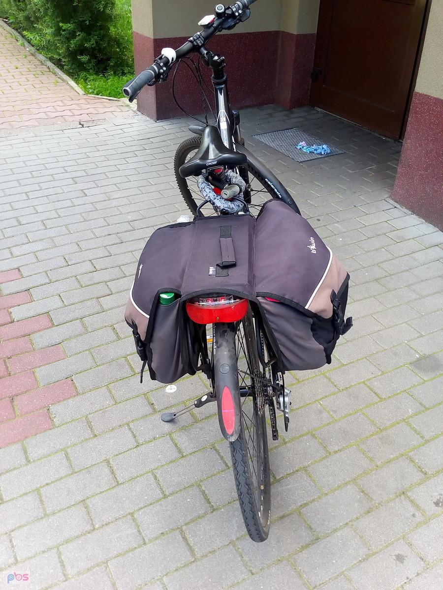 Czarnula jako rower transportowy