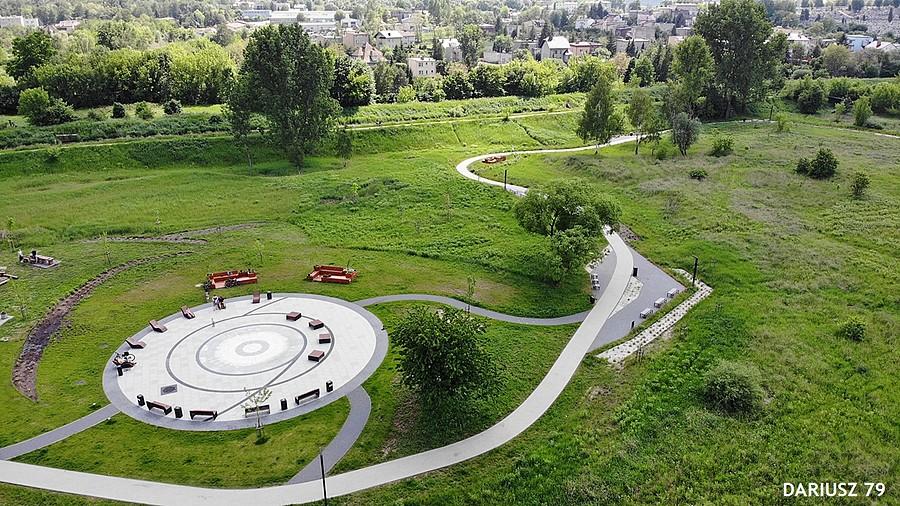 Będzin - Fontanna przy plaży miejskiej