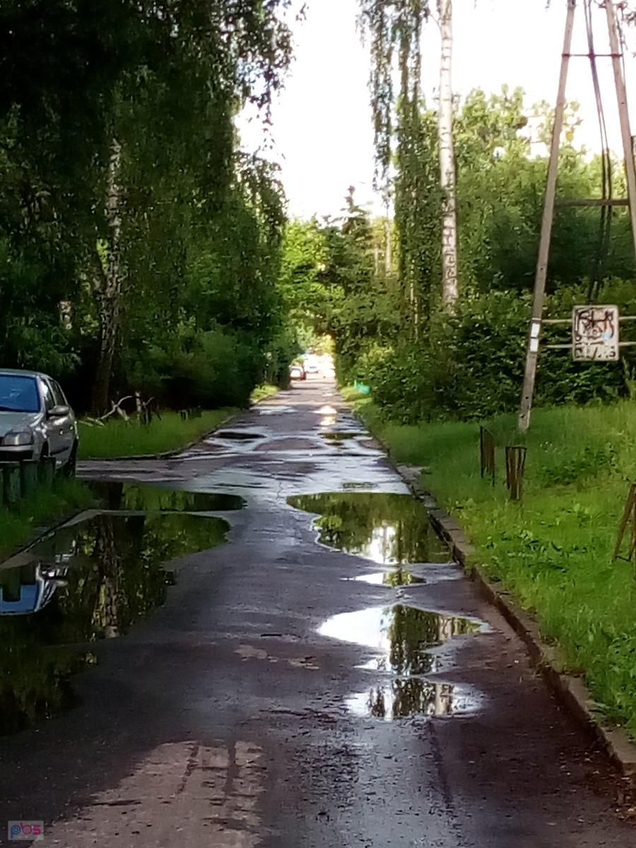 Wczoraj padało, a nawet lało