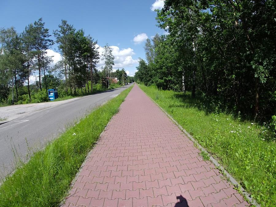 Droga rowerowa w Łazach
