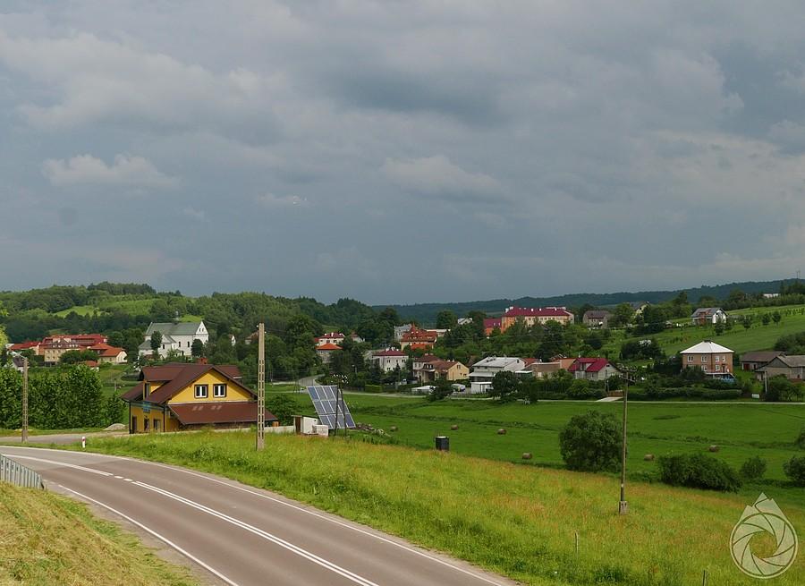 ciemna chmurka nad Wielopolem Skrzyńskim