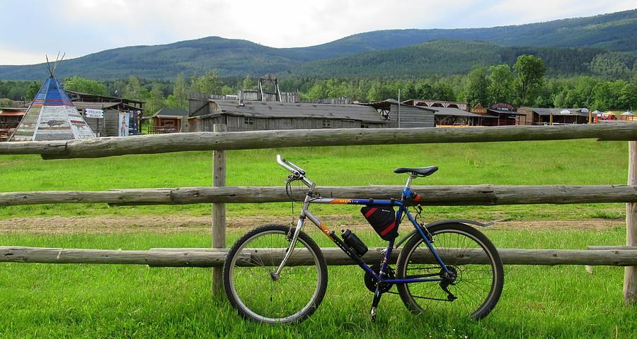 Chwila przerwy przy pustym Western City