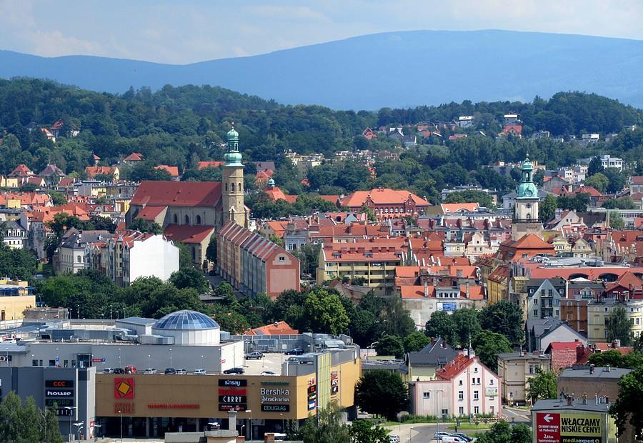 Centrum Jeleniej Góry - Plac Ratuszowy i okolice