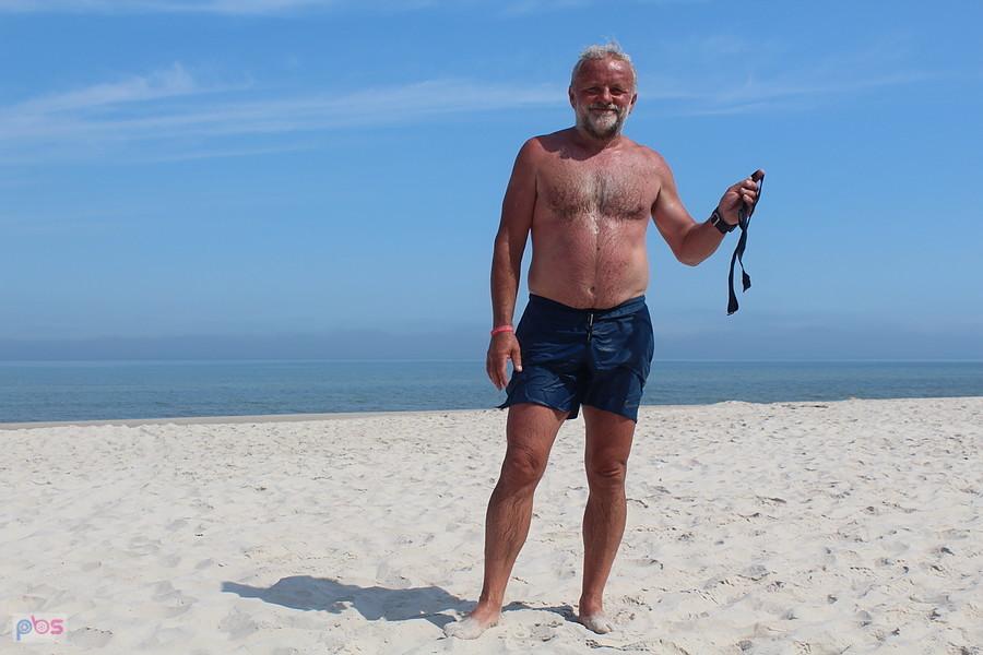 po 8 km biegu, wracam na birżnię