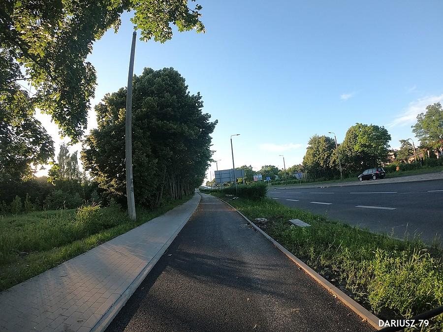 Sosnowiec powstająca droga rowerowa wzdłuż 11-go Listopada