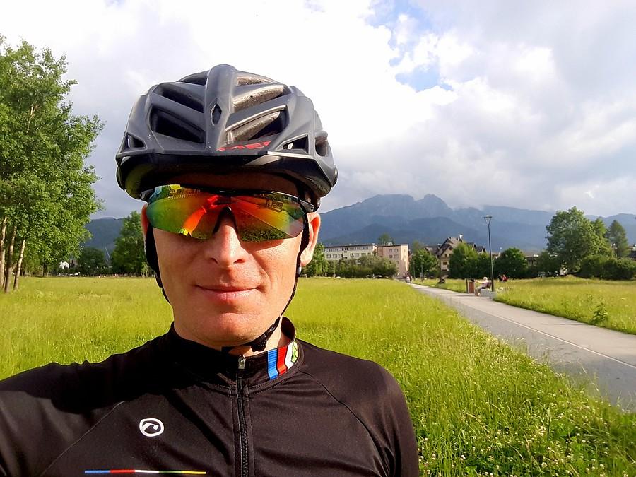 Z widokiem na Giewont z Rówieni Krupowej Górnej.