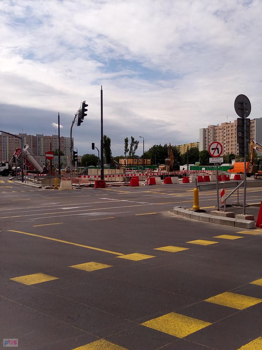 Przebudowa skrzyżowania związana z budową metra