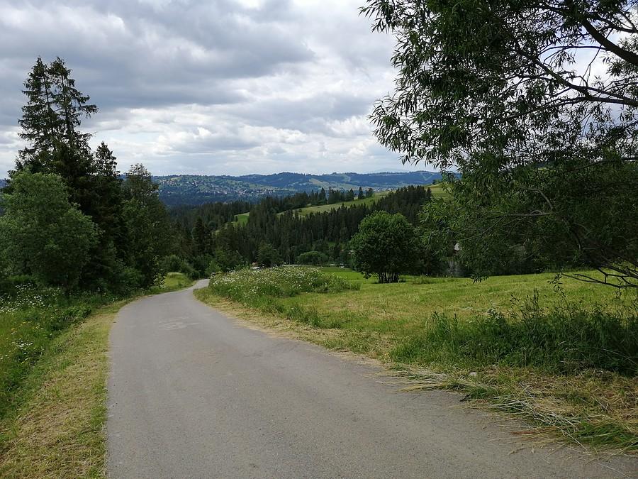 Podjazd pod Harnasia.