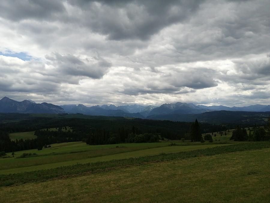 Widok na tatry.