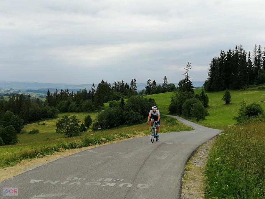 Kończę podjazd pod ściankę Bukovina
