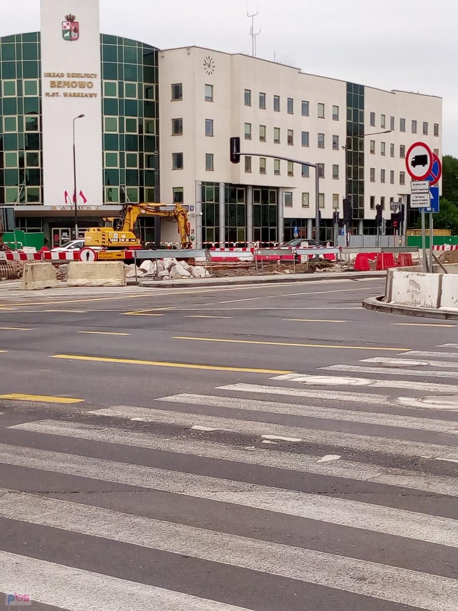 Skrzyżowanie przy ratuszu