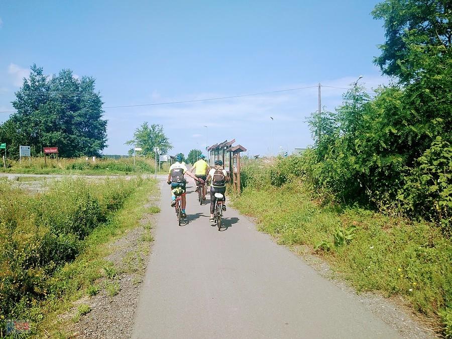 Rowerzyści w trasie