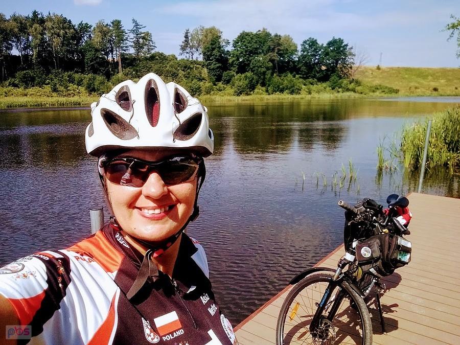 Rowerowy postój nad Wierzycą